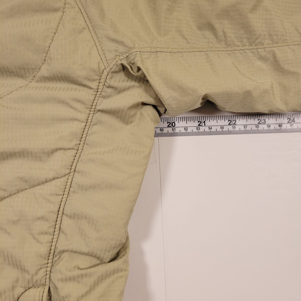 The North Face Puffer Jacket Womens S Green Excellent Insulated Ripstop Zip - Picture 4 of 7